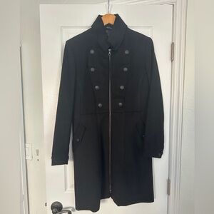 Rag & Bone wool lined coat distressed edges 10